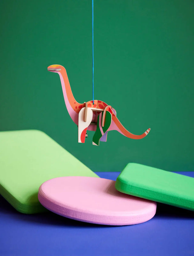 Ornament - diplodocus (genbrugspap) - Studio Roof