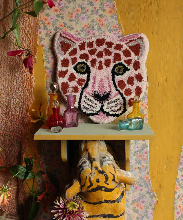 Pinky leopard hoved - Doing goods